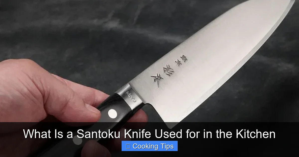 What Is a Santoku Knife Used for in the Kitchen