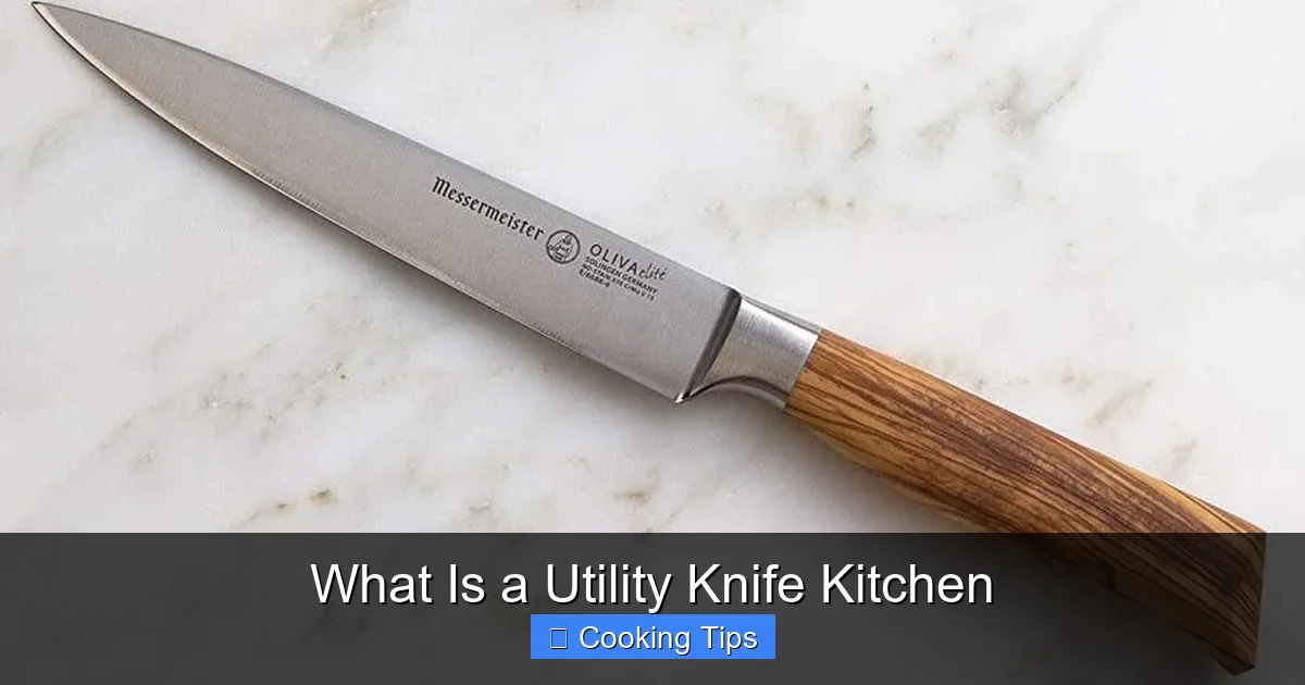 What Is a Utility Knife Kitchen