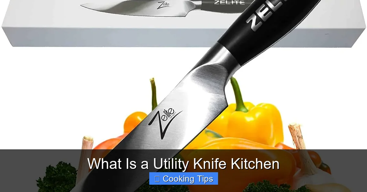 What Is a Utility Knife Kitchen