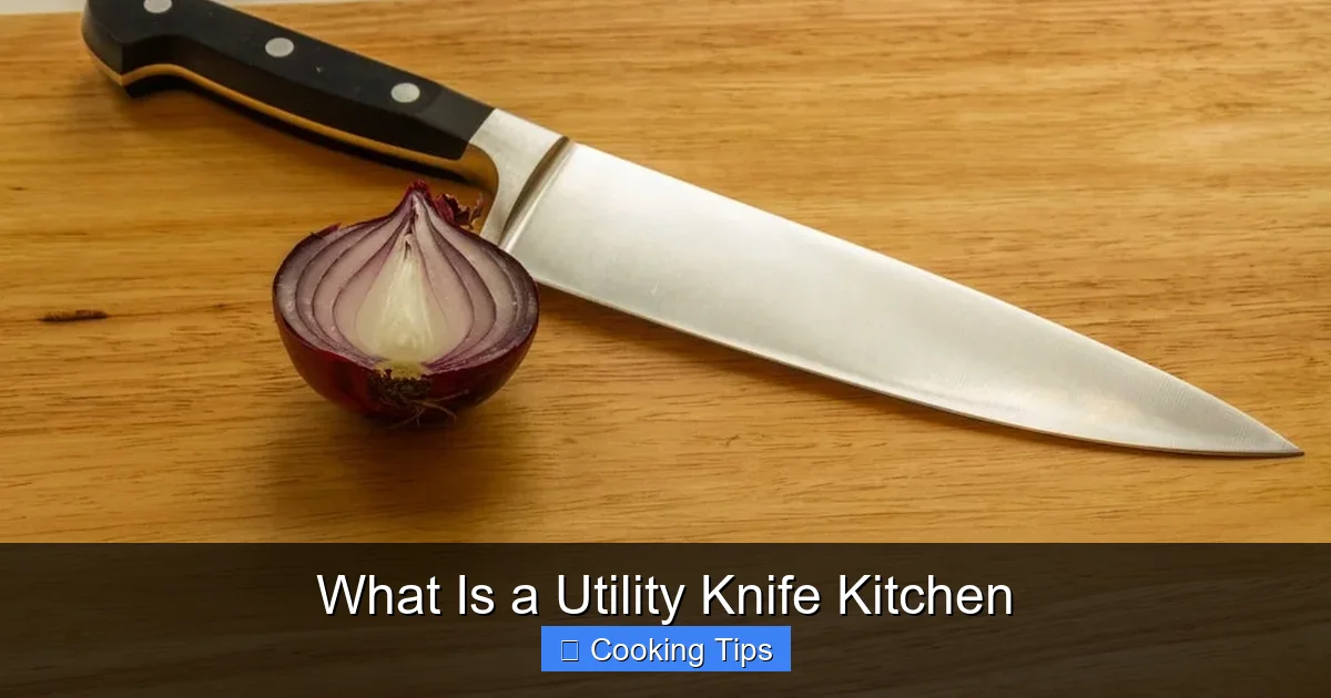 What Is a Utility Knife Kitchen