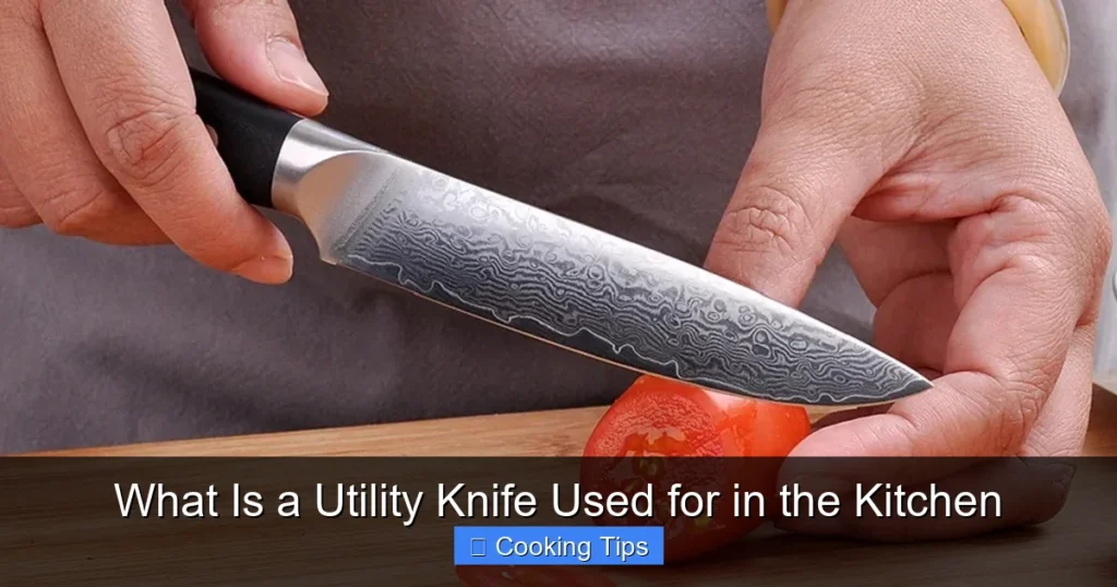 What Is a Utility Knife Used for in the Kitchen What Is a Utility Knife Used for in the Kitchen