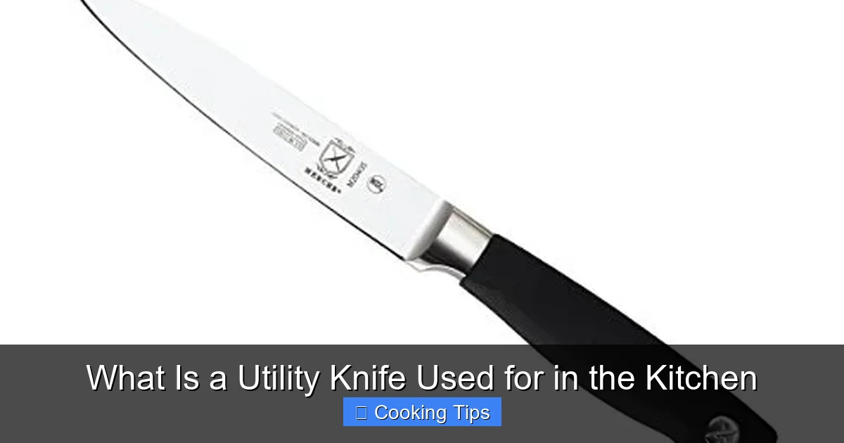 What Is a Utility Knife Used for in the Kitchen
