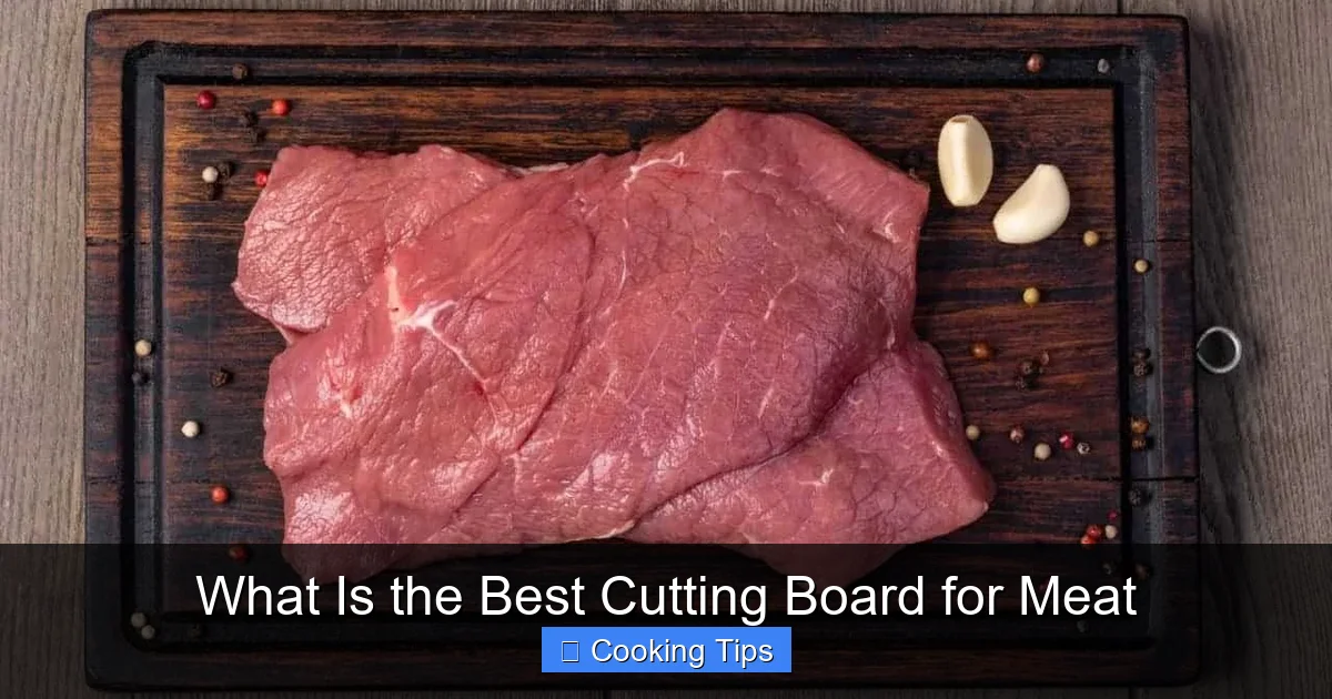 What Is the Best Cutting Board for Meat
