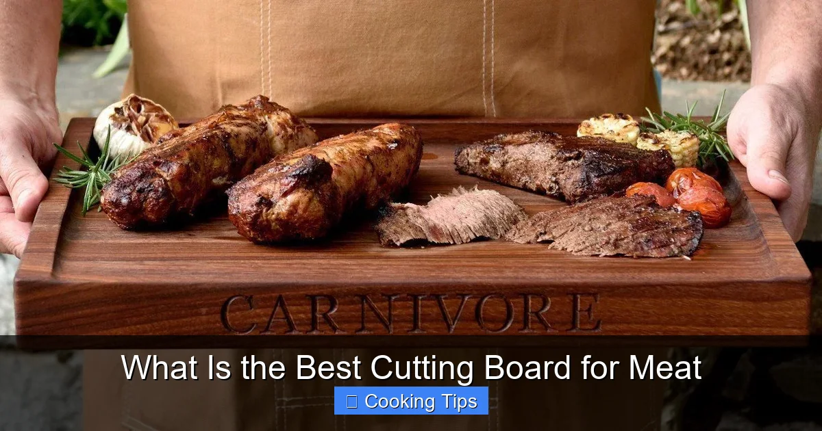 What Is the Best Cutting Board for Meat