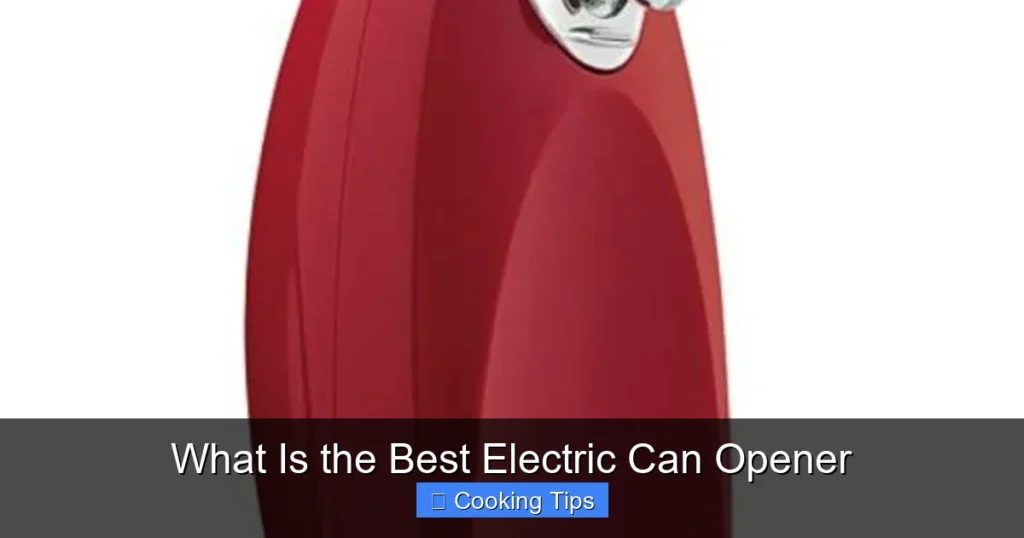What Is the Best Electric Can Opener