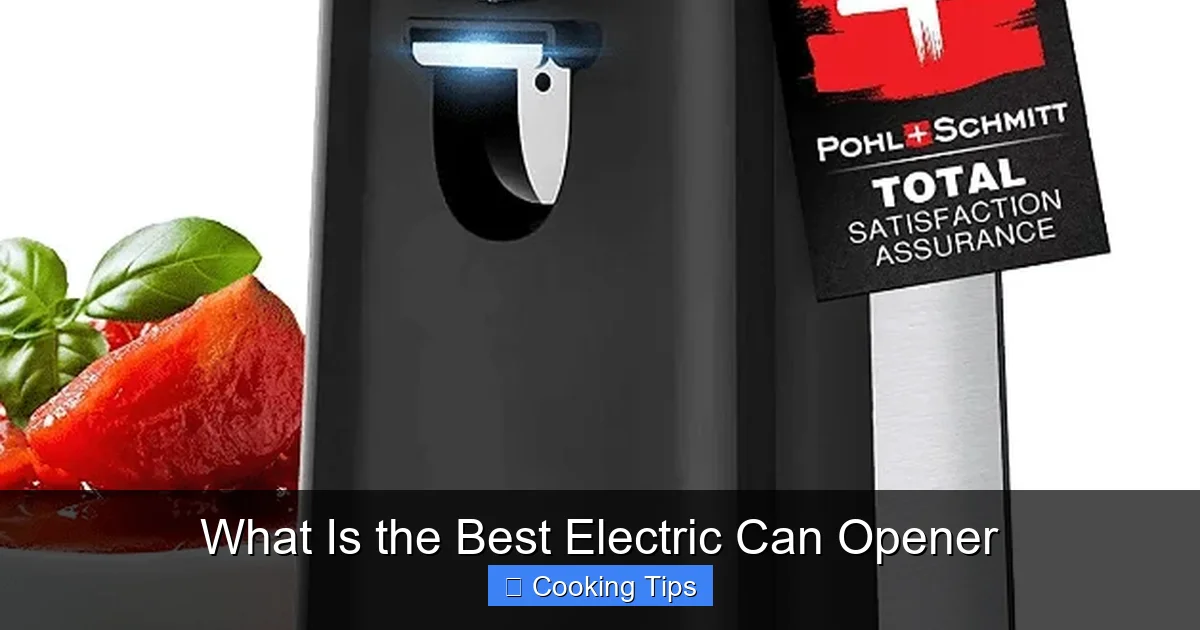 What Is the Best Electric Can Opener