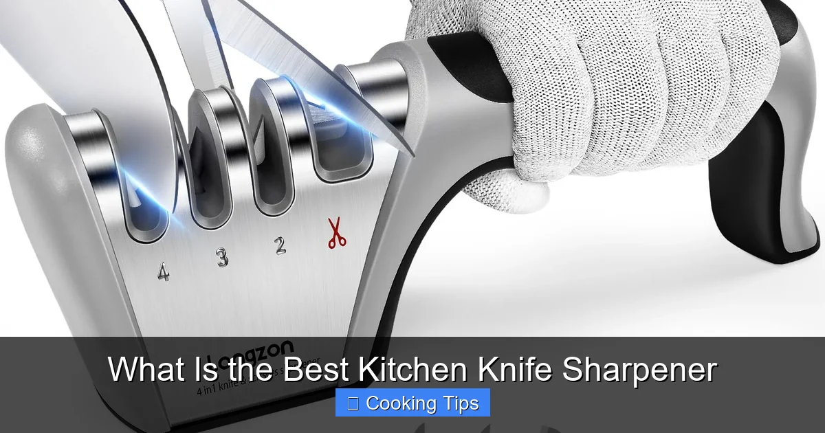 What Is the Best Kitchen Knife Sharpener