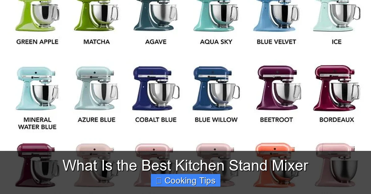 What Is the Best Kitchen Stand Mixer