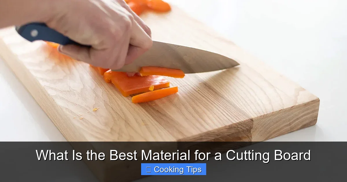 What Is the Best Material for a Cutting Board