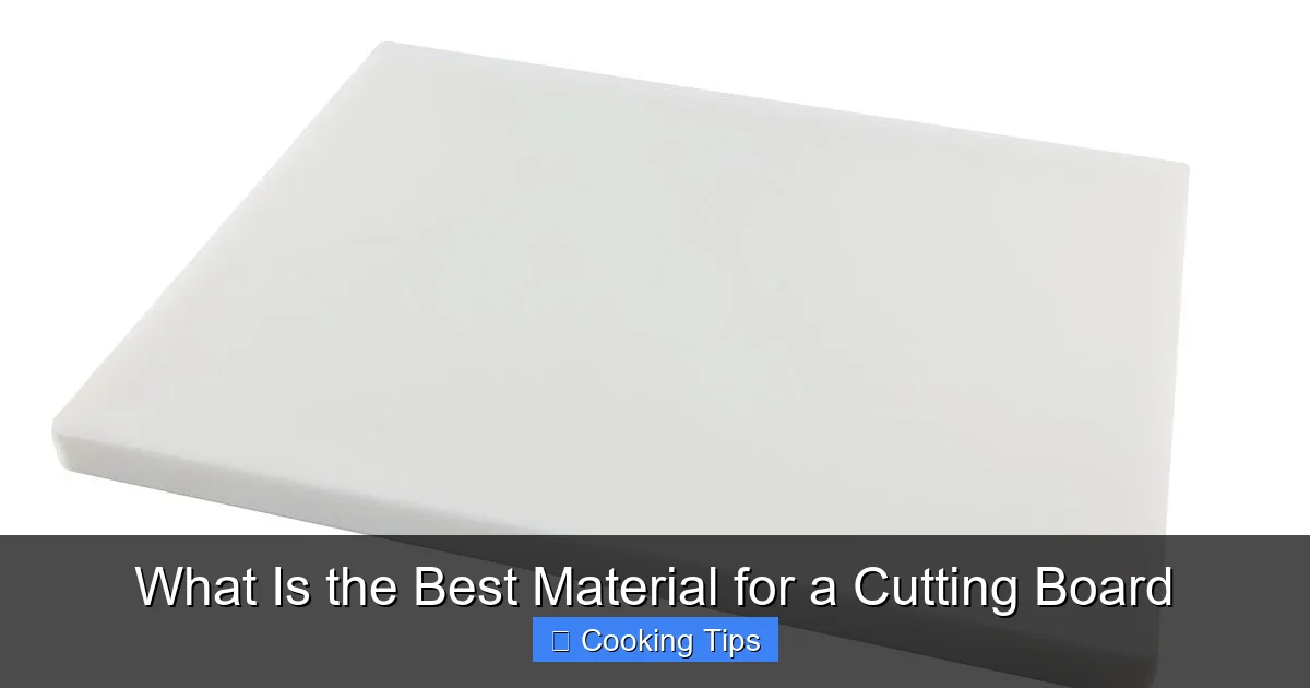 What Is the Best Material for a Cutting Board