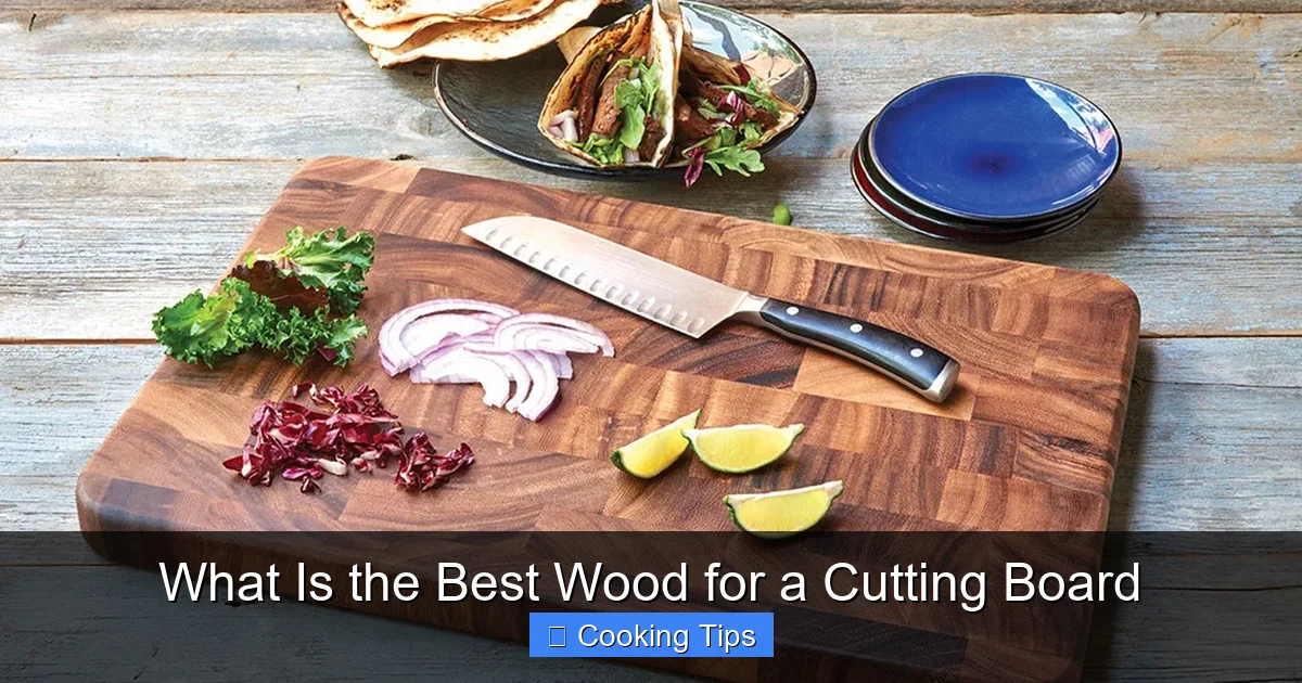 What Is the Best Wood for a Cutting Board