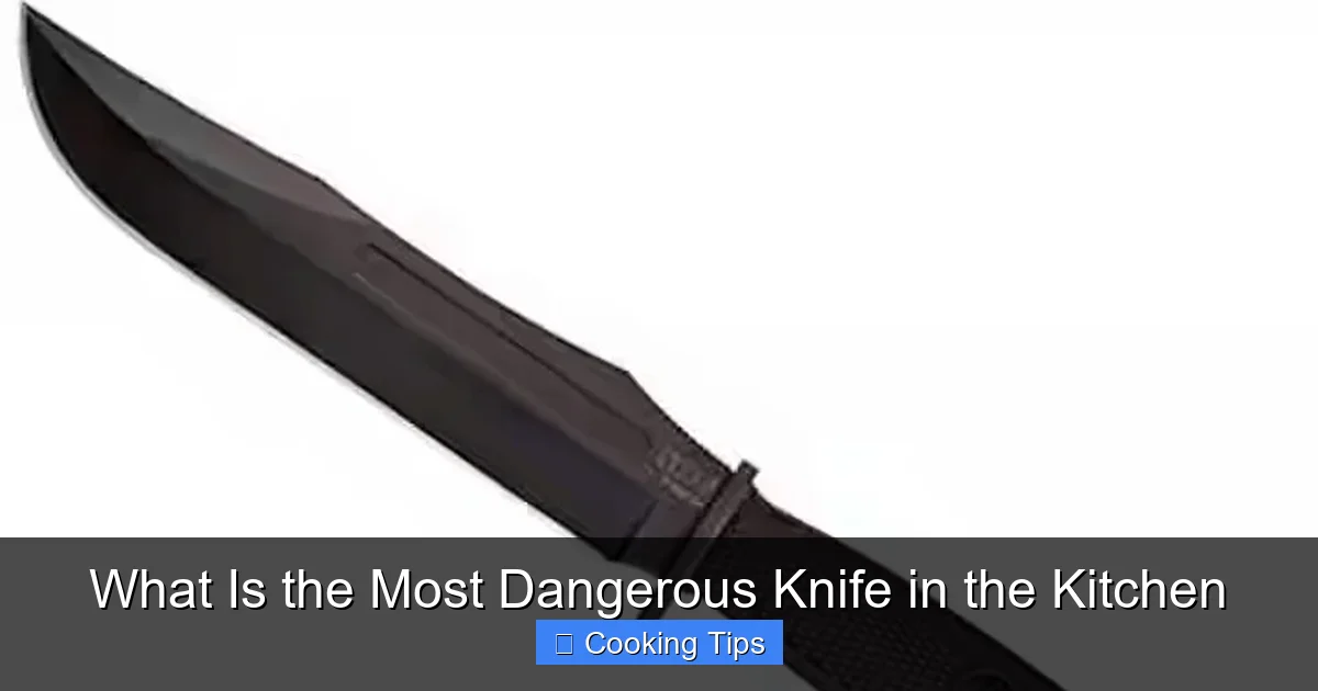 What Is the Most Dangerous Knife in the Kitchen