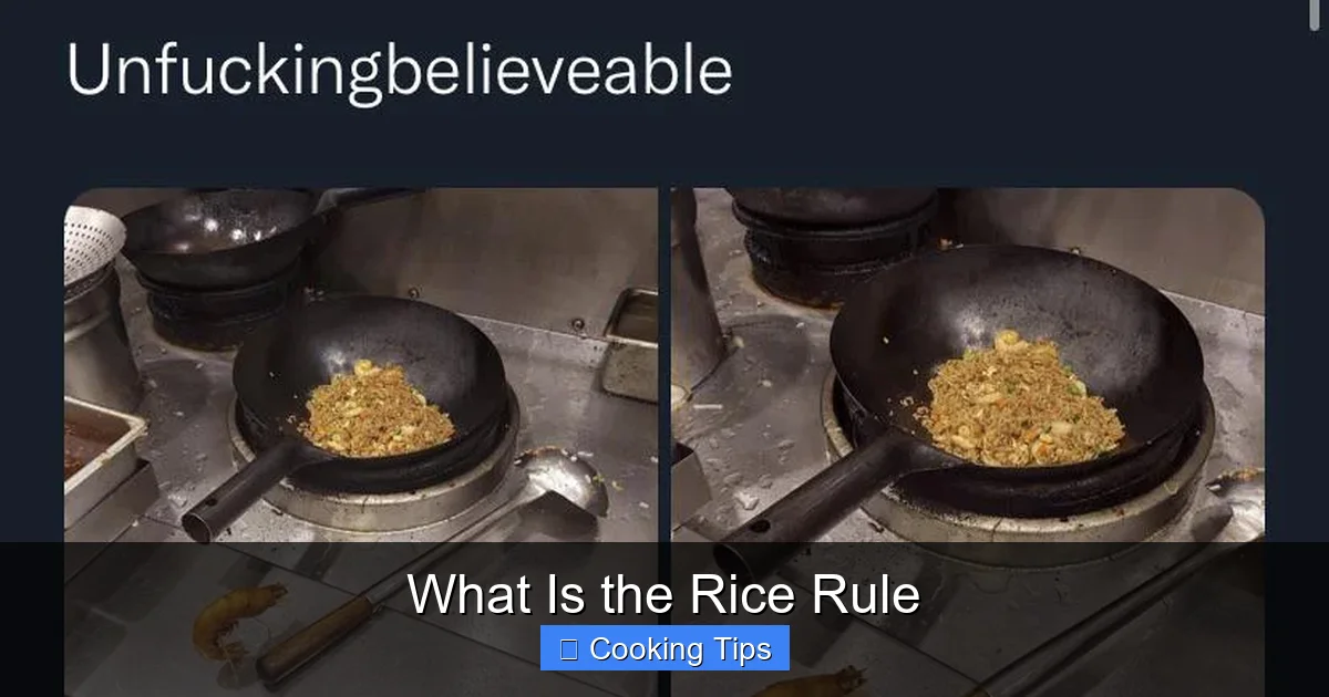 What Is the Rice Rule