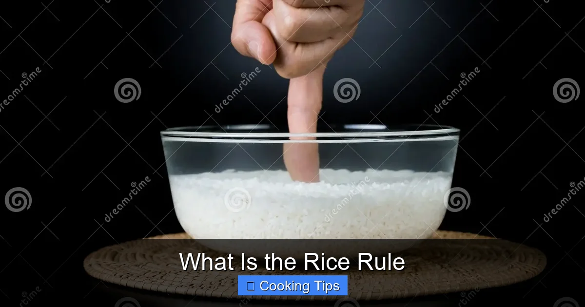 What Is the Rice Rule