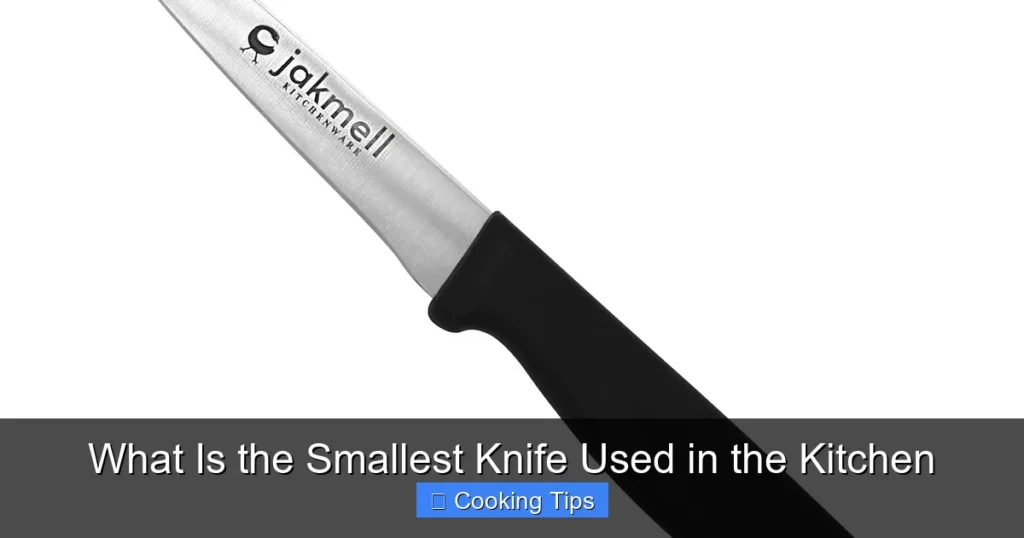 What Is the Smallest Knife Used in the Kitchen