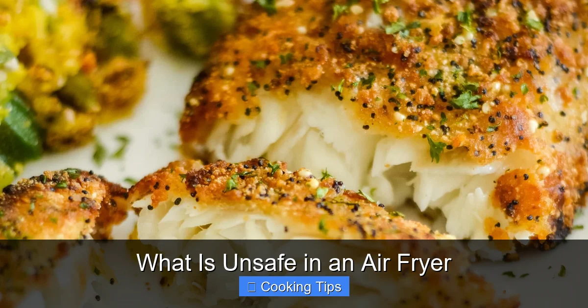 What Is Unsafe in an Air Fryer