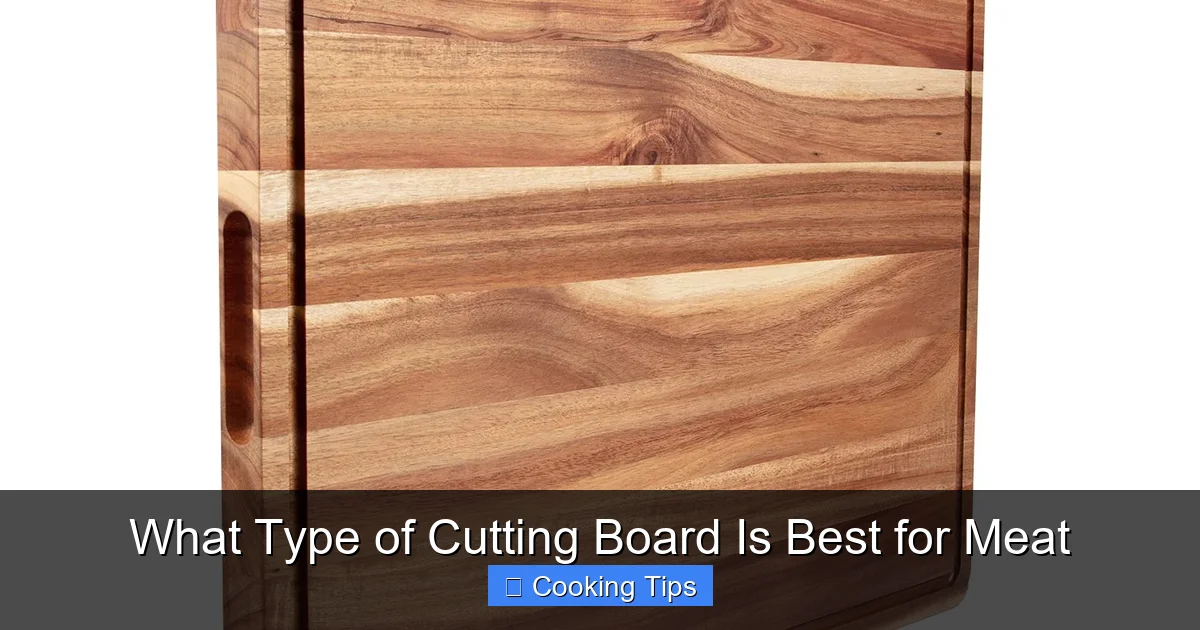 What Type of Cutting Board Is Best for Meat