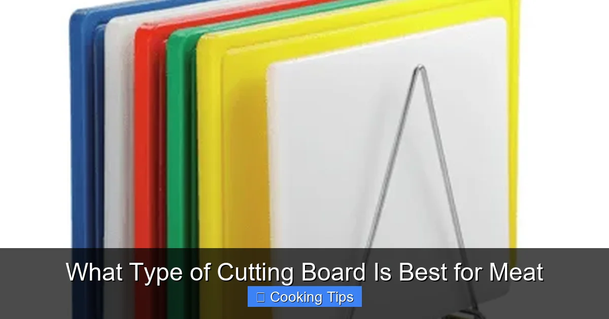 What Type of Cutting Board Is Best for Meat