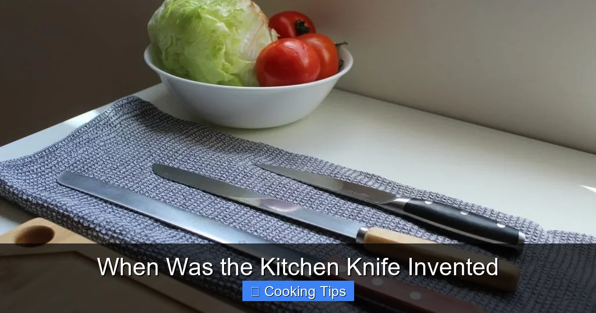 When Was the Kitchen Knife Invented