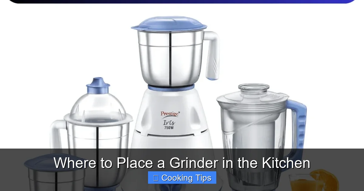 Where to Place a Grinder in the Kitchen