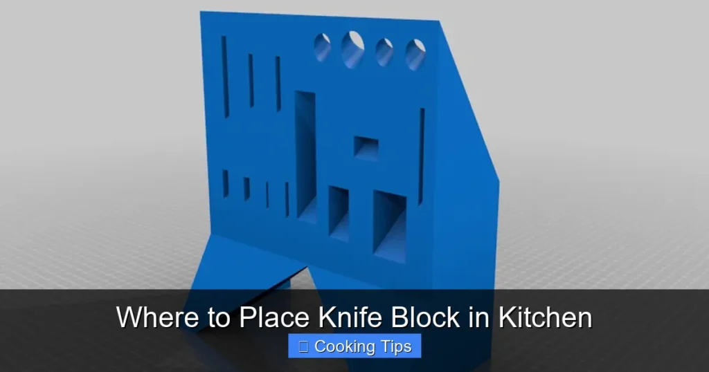 Where to Place Knife Block in Kitchen