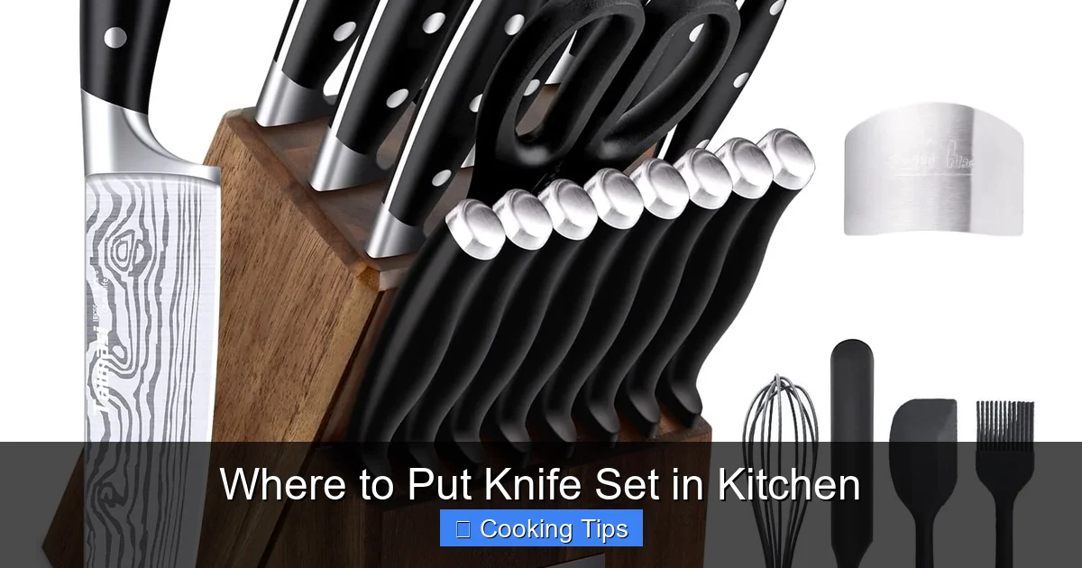 Where to Put Knife Set in Kitchen