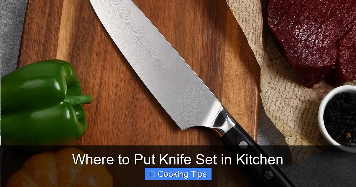 Where to Put Knife Set in Kitchen