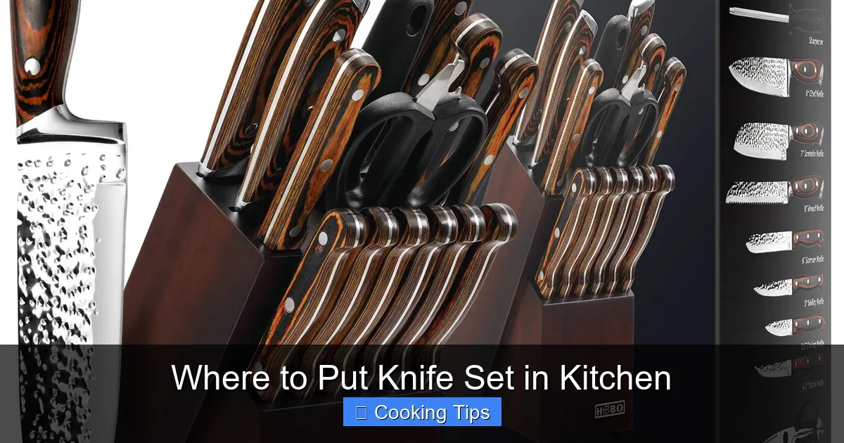 Where to Put Knife Set in Kitchen