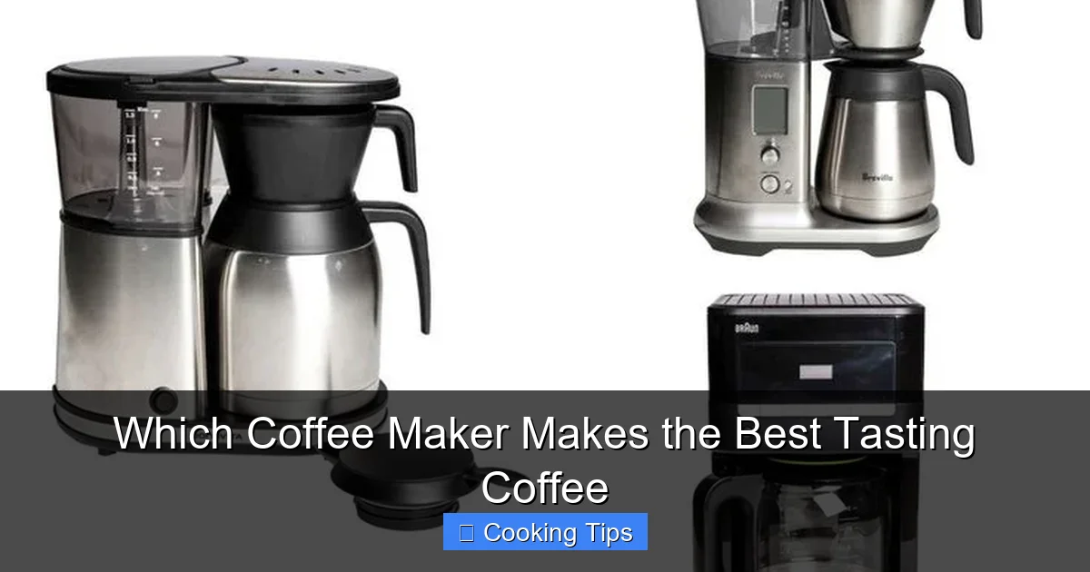 Which Coffee Maker Makes the Best Tasting Coffee