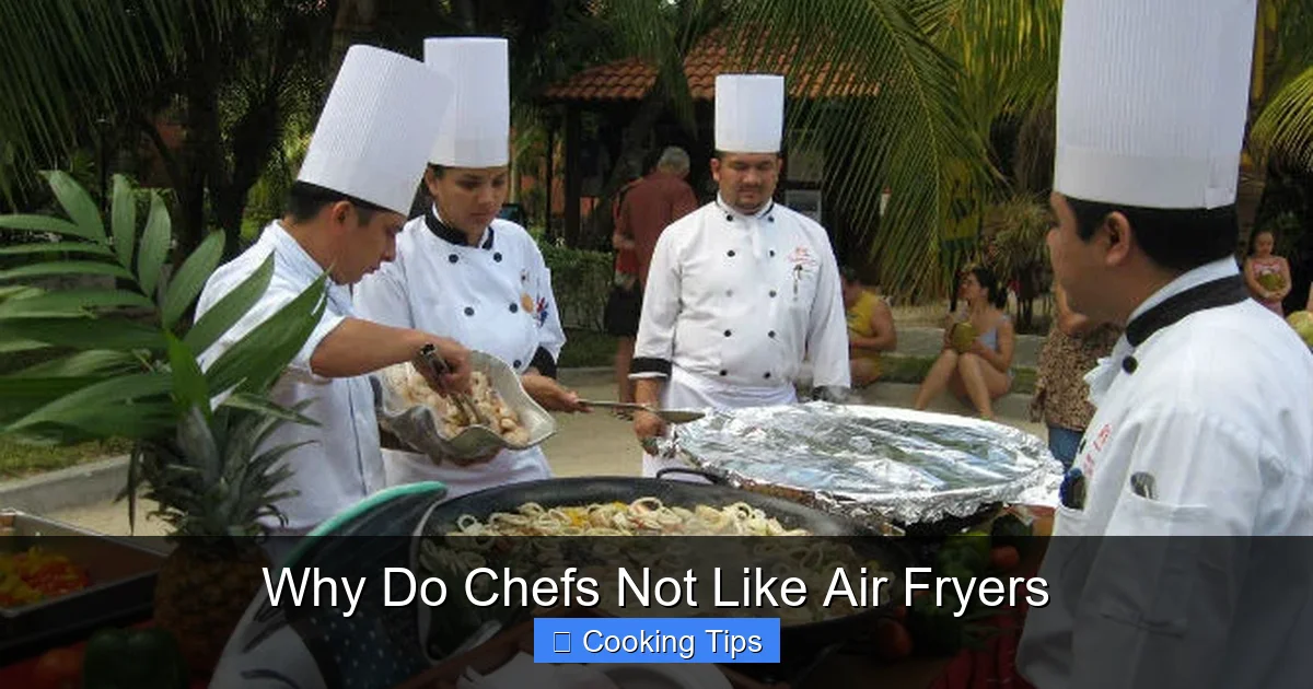Why Do Chefs Not Like Air Fryers