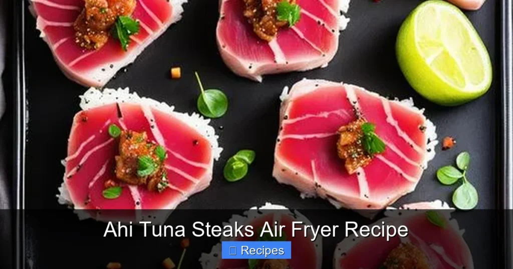 Ahi Tuna Steaks Air Fryer Recipe Ahi Tuna Steaks Air Fryer Recipe