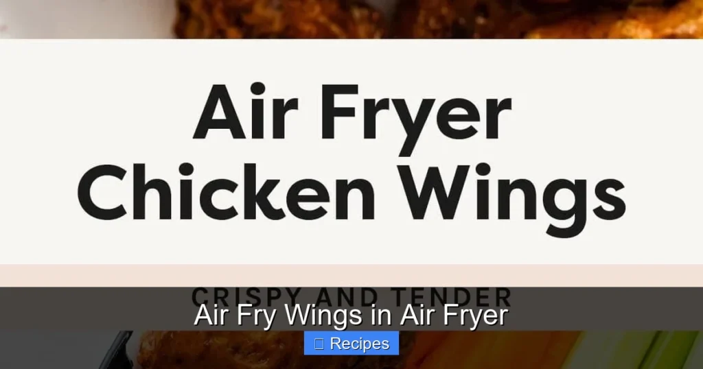 Air Fry Wings in Air Fryer