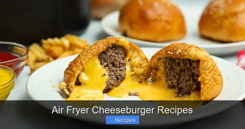 Air Fryer Cheeseburger Recipes