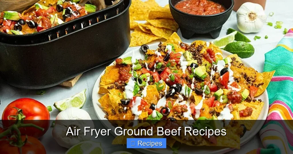 Air Fryer Ground Beef Recipes