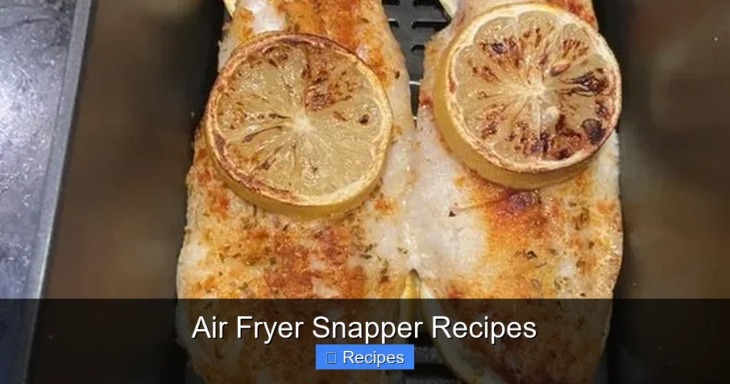 Air Fryer Snapper Recipes