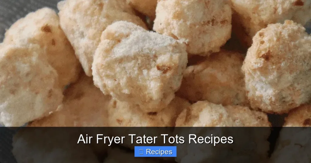 Air Fryer Tater Tots Recipes