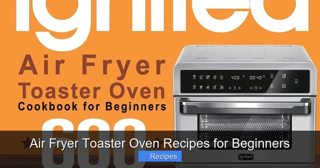 Air Fryer Toaster Oven Recipes for Beginners