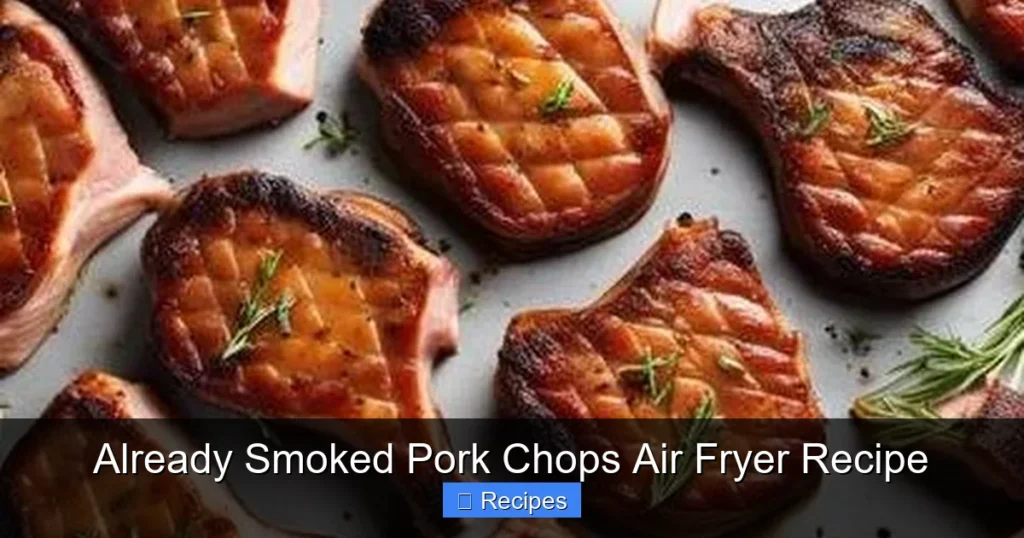 Already Smoked Pork Chops Air Fryer Recipe