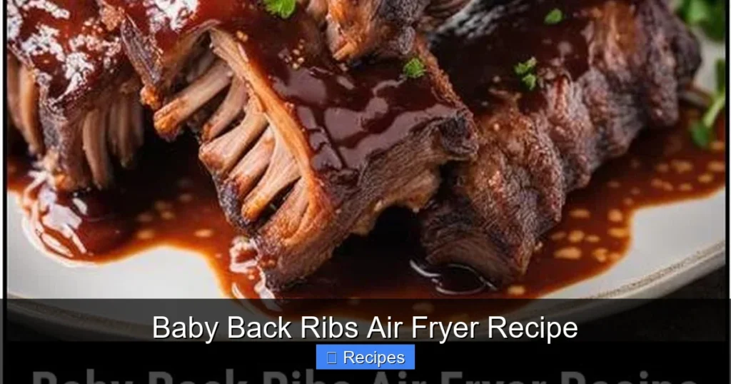 Baby Back Ribs Air Fryer Recipe