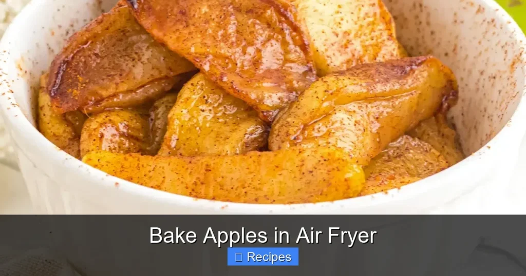 Bake Apples in Air Fryer