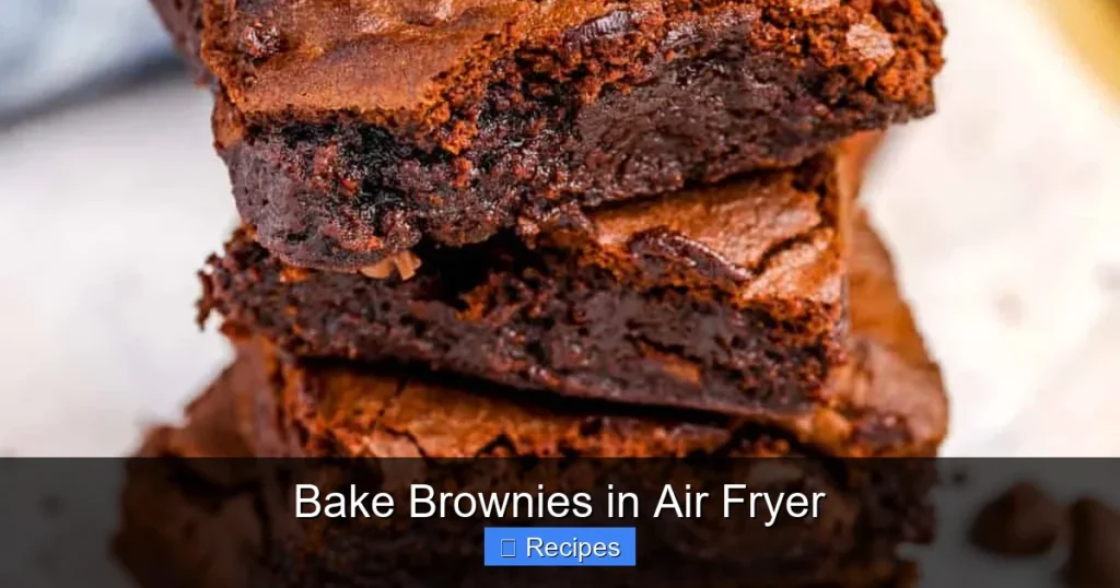 Bake Brownies in Air Fryer Bake Brownies in Air Fryer