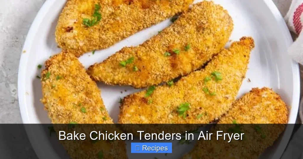 Bake Chicken Tenders in Air Fryer
