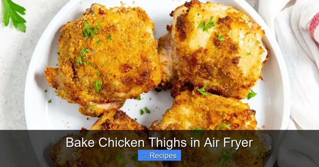 Bake Chicken Thighs in Air Fryer
