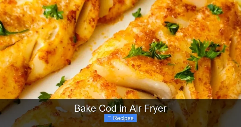 Bake Cod in Air Fryer