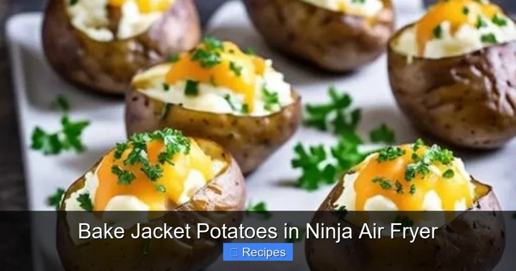Bake Jacket Potatoes in Ninja Air Fryer