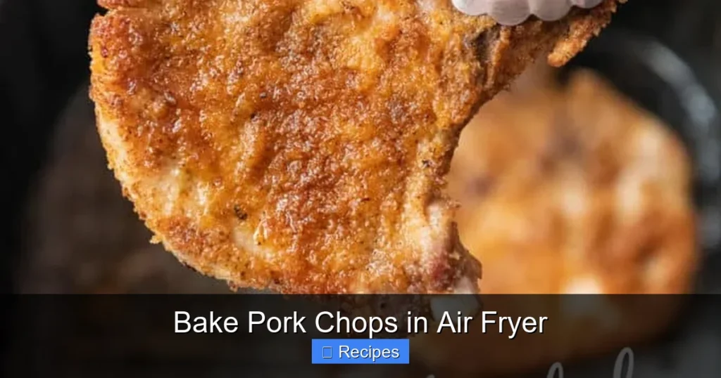 Bake Pork Chops in Air Fryer