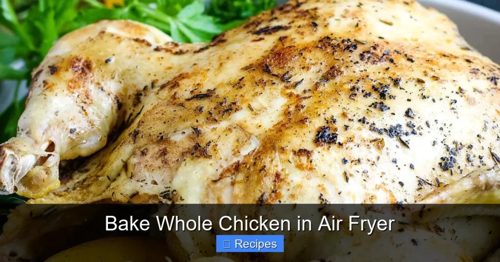 Bake Whole Chicken in Air Fryer