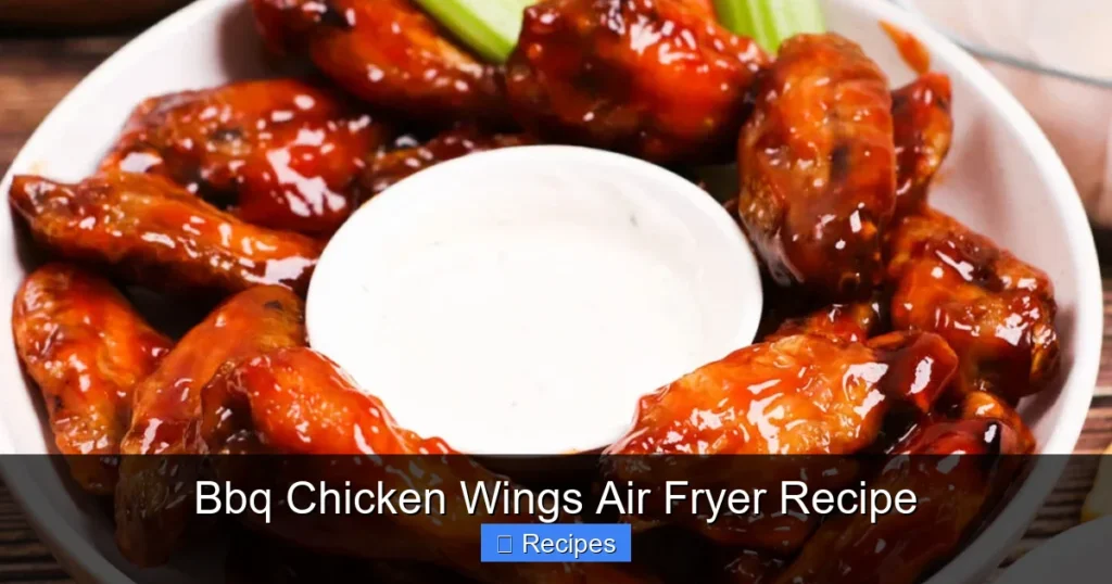Bbq Chicken Wings Air Fryer Recipe