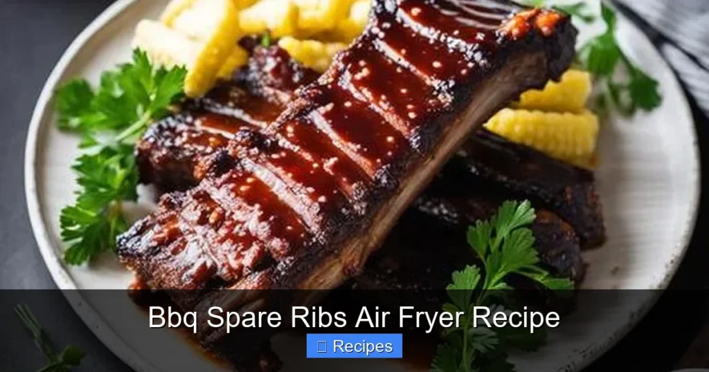 Bbq Spare Ribs Air Fryer Recipe