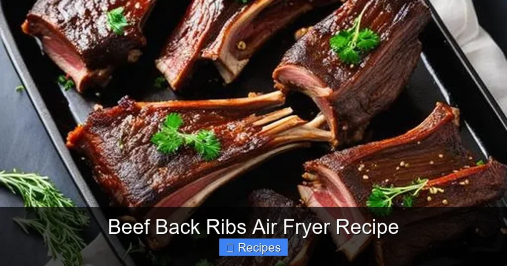 Beef Back Ribs Air Fryer Recipe